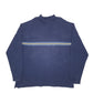 Mens Navy Nautica Knit Quarter Zip Jumper