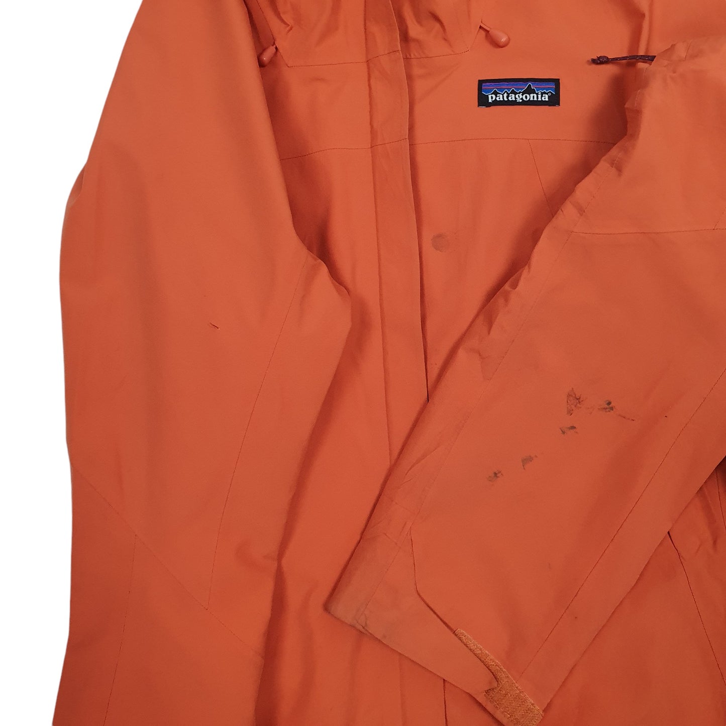 Womens Orange Patagonia Departer Goretex Recco  Coat