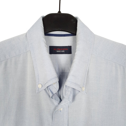 Mens Blue U.S. Polo Assn.  Long Sleeve Shirt