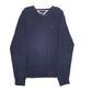 Mens Navy Tommy Hilfiger Knit Crewneck Jumper