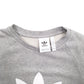 Mens Grey Adidas Spellout Crewneck Jumper
