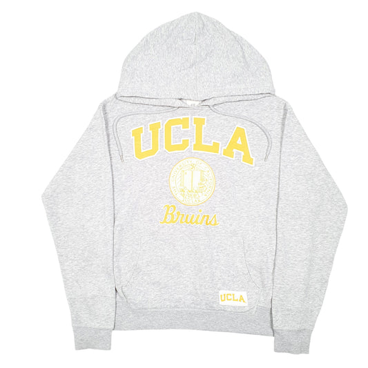 Womens Grey H&M UCLA Bruins College USA Spellout Hoodie Jumper