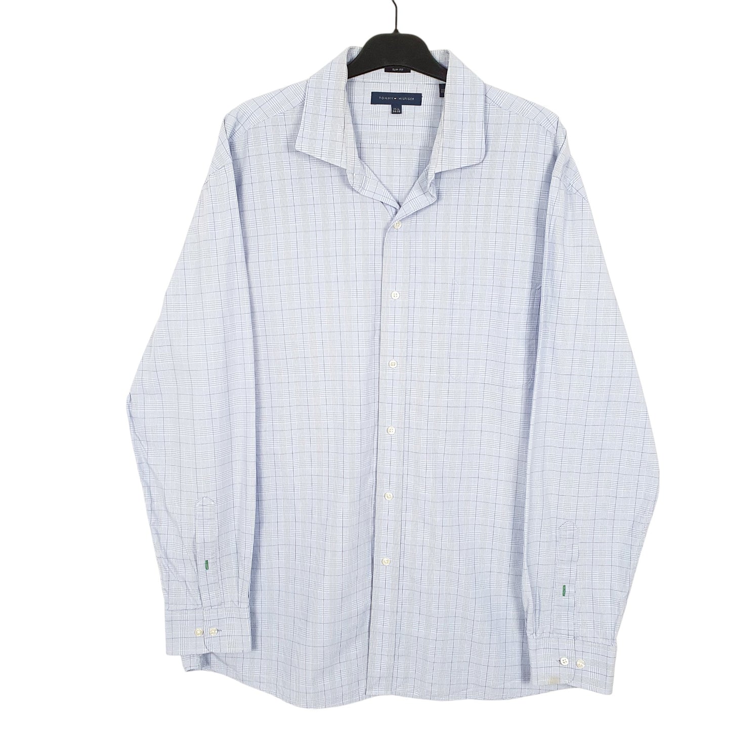 Mens Blue Tommy Hilfiger  Long Sleeve Shirt