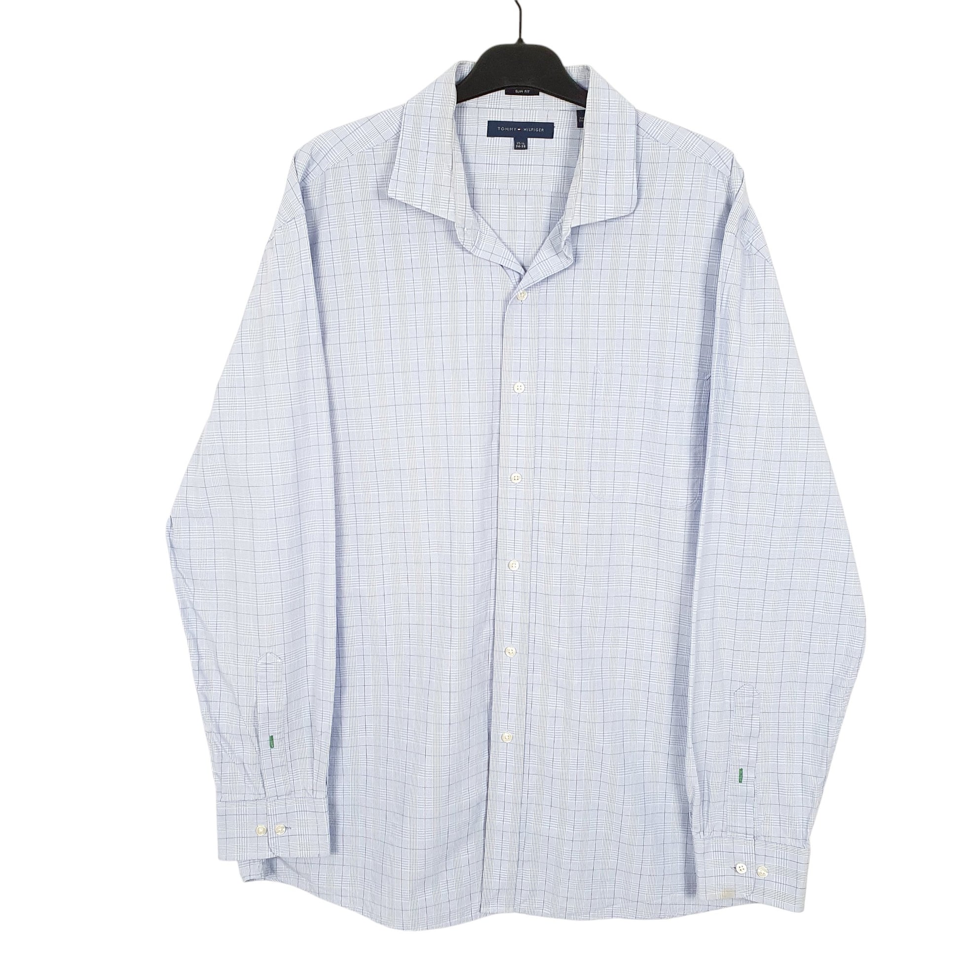 Mens Blue Tommy Hilfiger  Long Sleeve Shirt