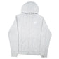 Mens Grey Nike Hoodie Full Zip Jumper