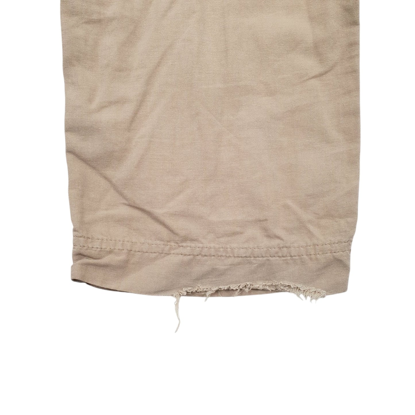 Mens Beige Hugo Boss Vintage Cargo Trousers