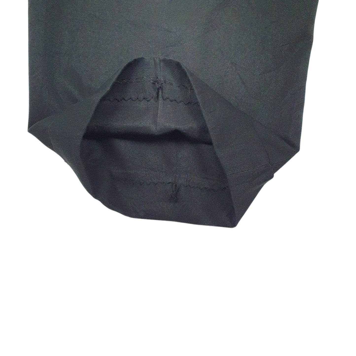 Mens Black Polo Ralph Lauren Vintage 90s 00s Double Pleated Chino Trousers