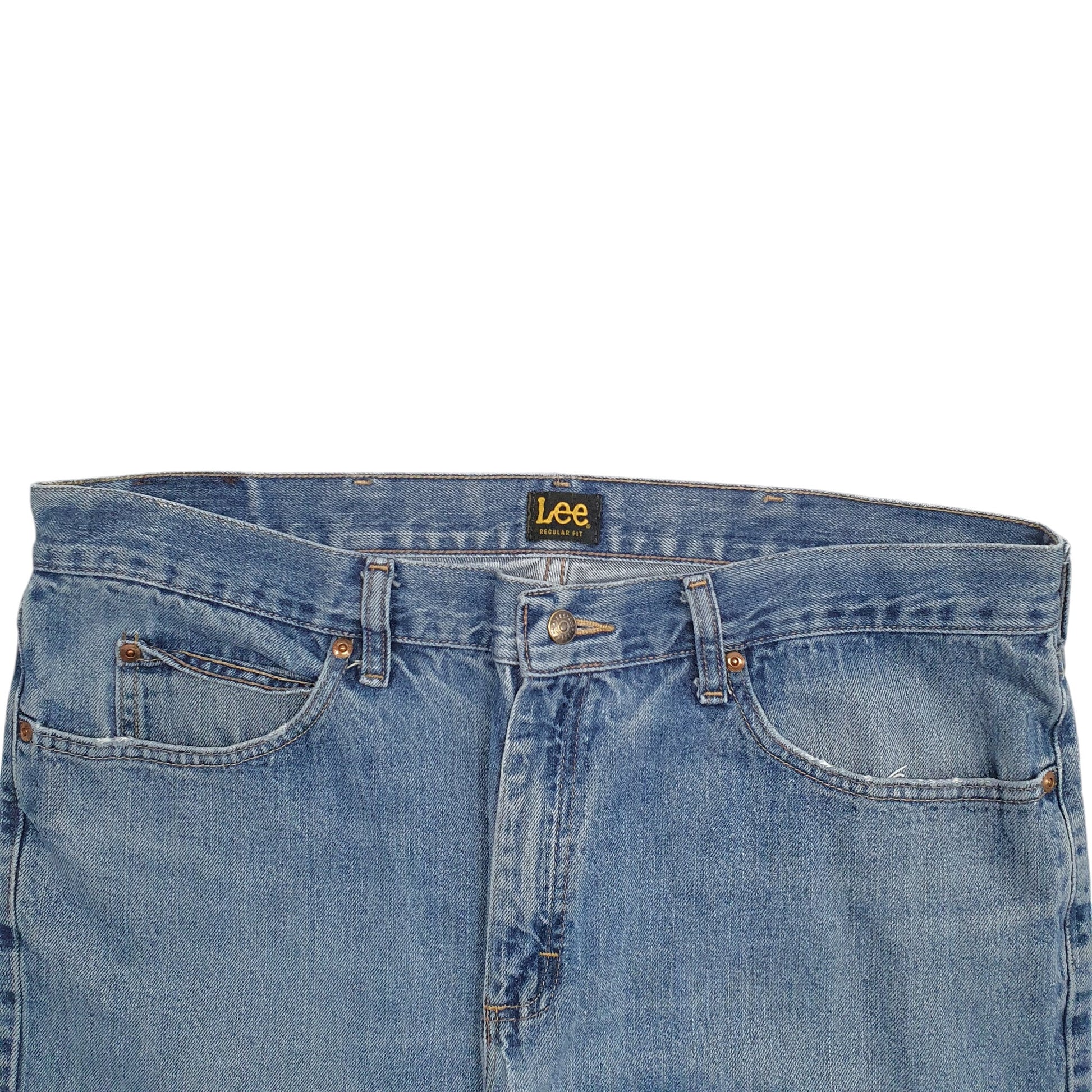 Mens Blue Lee  Regular JeansW38 L32