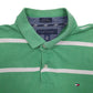 Mens Green Tommy Hilfiger  Short Sleeve Polo Shirt
