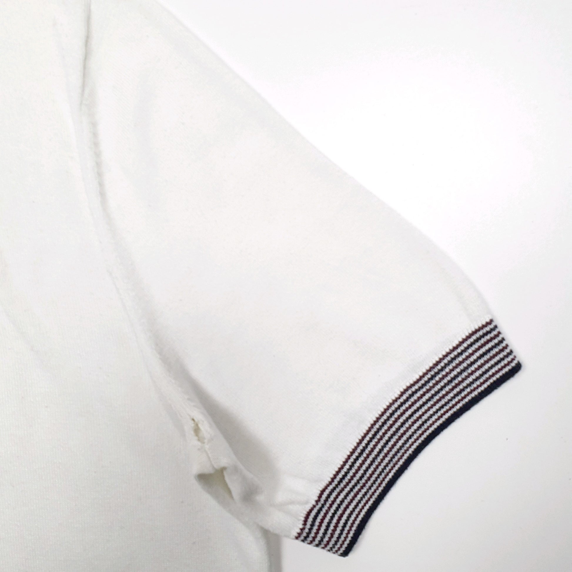 Mens White Fred Perry  Short Sleeve Polo Shirt