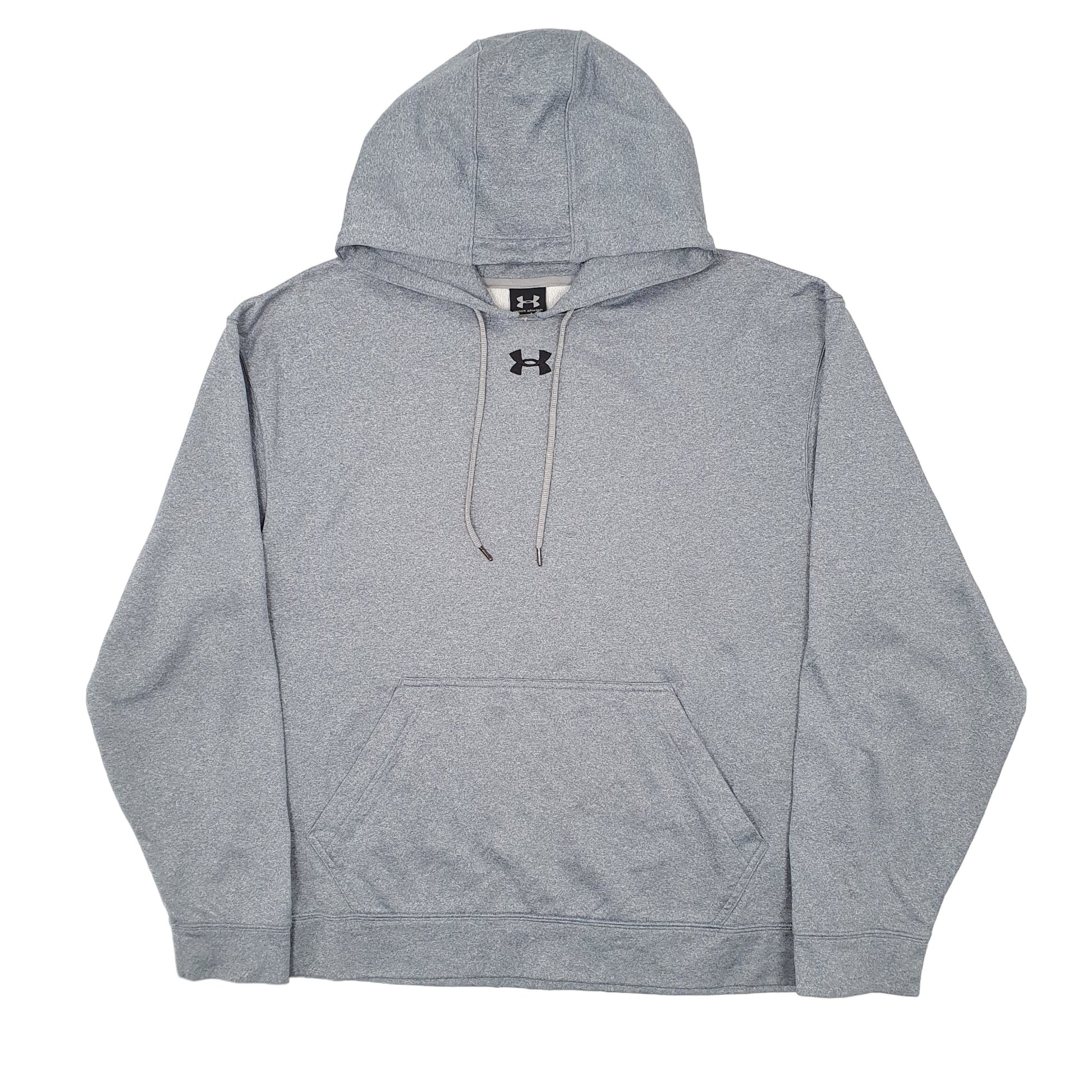 Mens Grey Under Armour  Hoodie Jumper