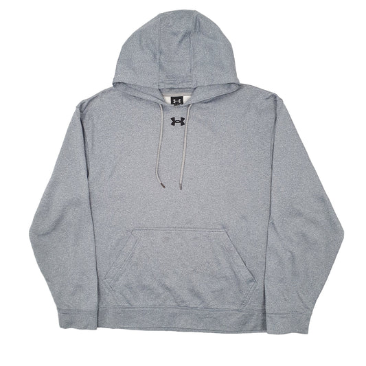 Mens Grey Under Armour  Hoodie Jumper