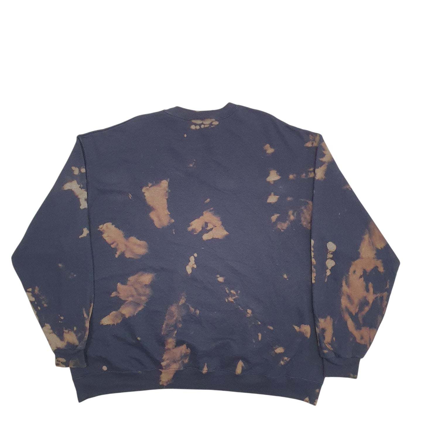 Mens Navy Champion Tye Dye URI Spellout Crewneck Jumper