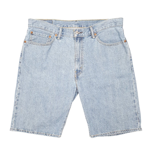 Mens Blue Levis Denim Jeans Jorts 505 Regular Denim Shorts