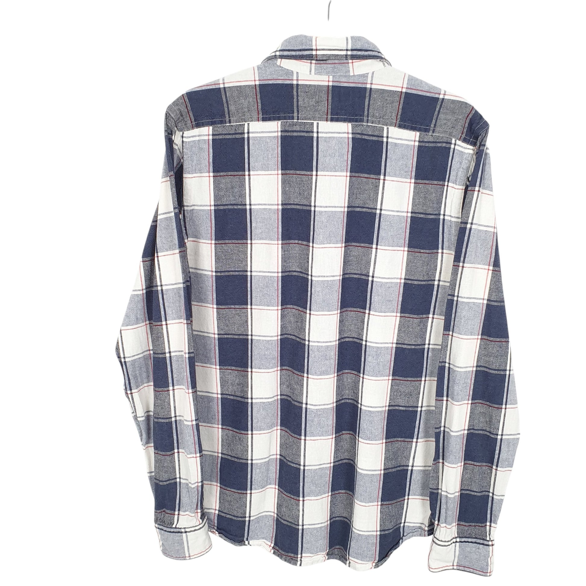 Mens White Express Blend Long Sleeve Shirt