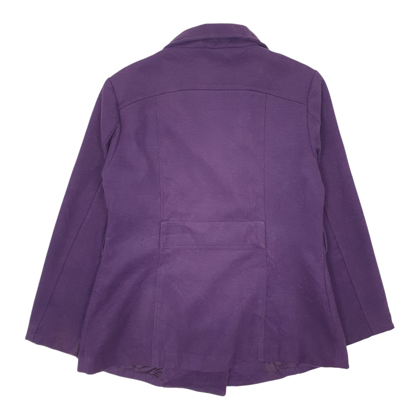 Womens Purple Cache Cache Blazer Hoodie Coat