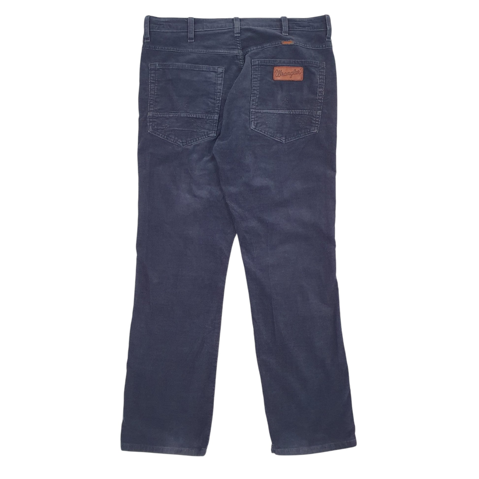 Mens Blue Wrangler Arizona Corduroy Trousers