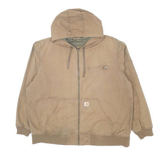 Mens Khaki Carhartt Edlin Active  Coat