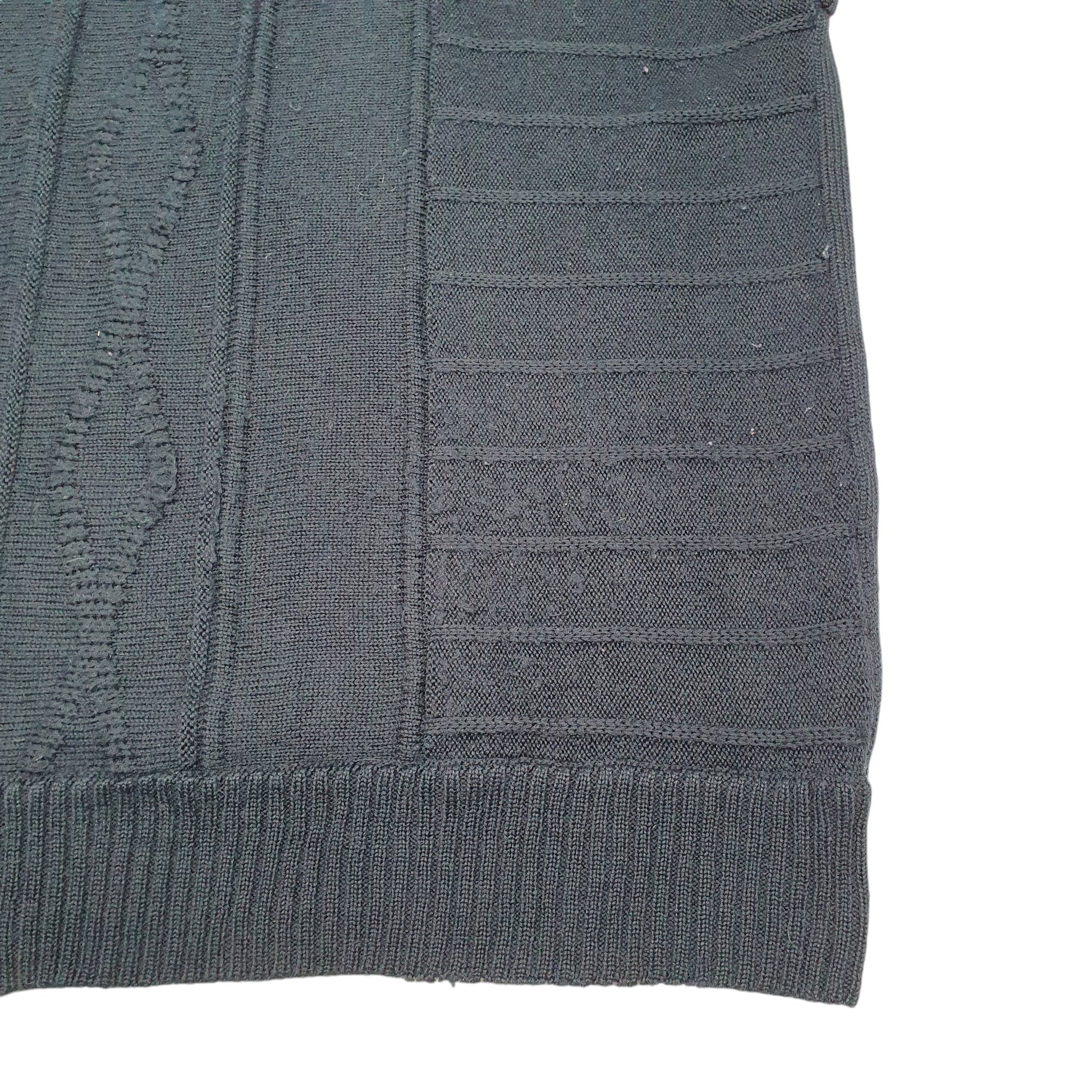 Mens Navy Kingfield Sleeveless Tank Top Sweater Vest V Neck Jumper