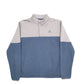 Mens Blue Adidas  Quarter Zip Jumper