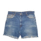 Mens Blue Levis Denim Jeans Jorts 565 Cut Off Denim Shorts