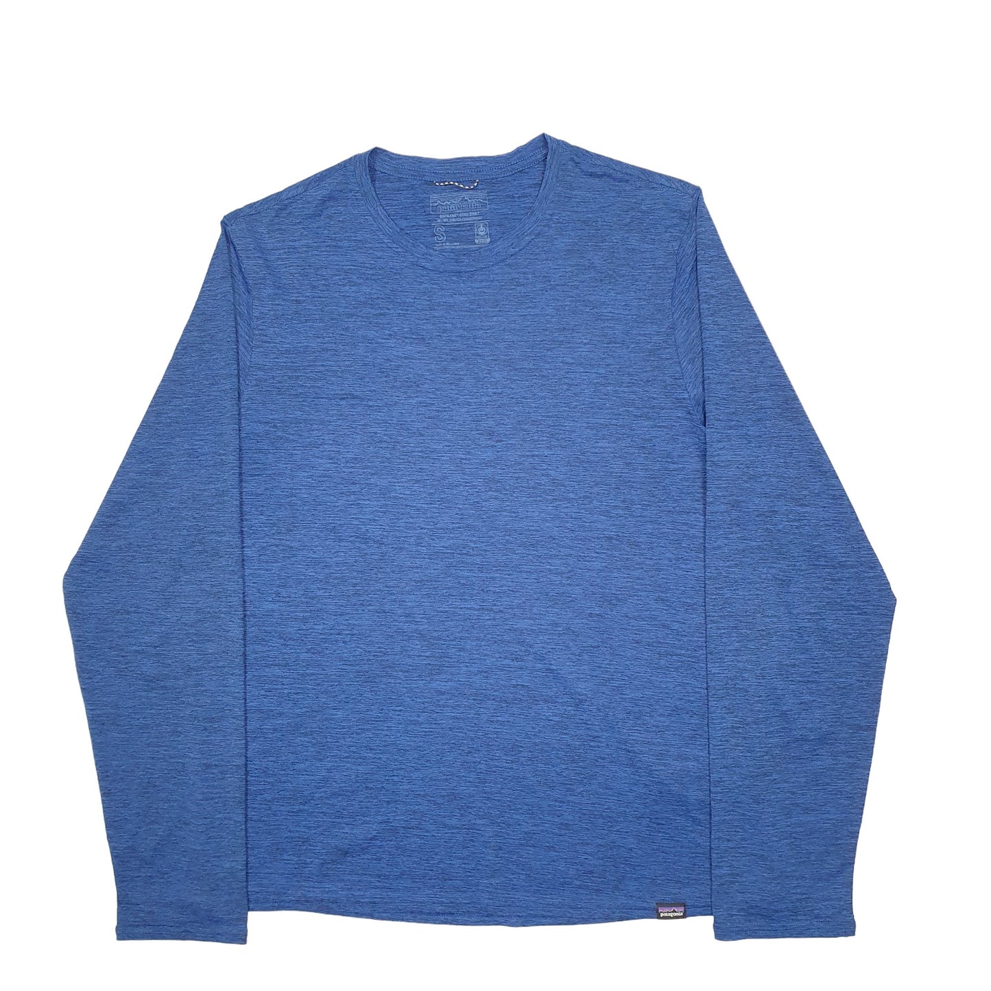 Mens Blue Patagonia Active Sports Long Sleeve T Shirt