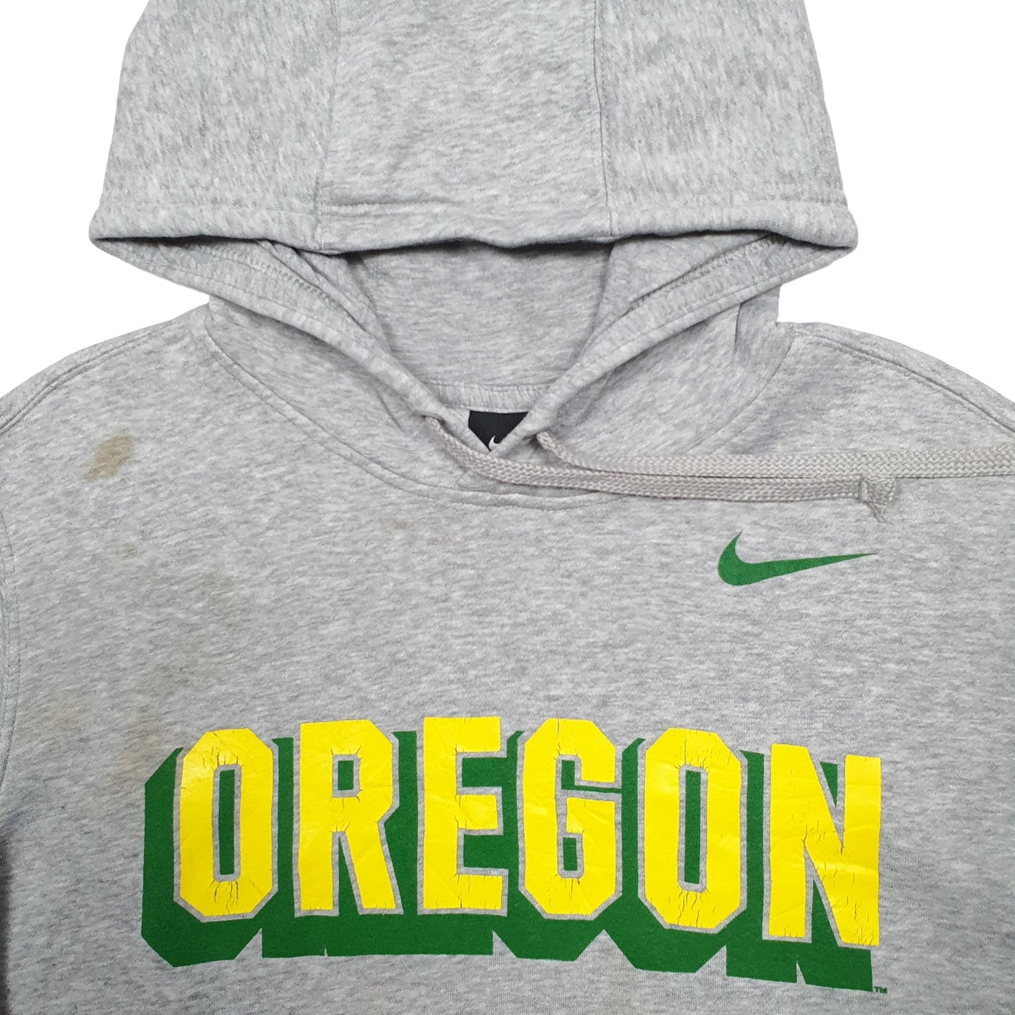Mens Grey Nike Oregon USA College Hoodie Jumper