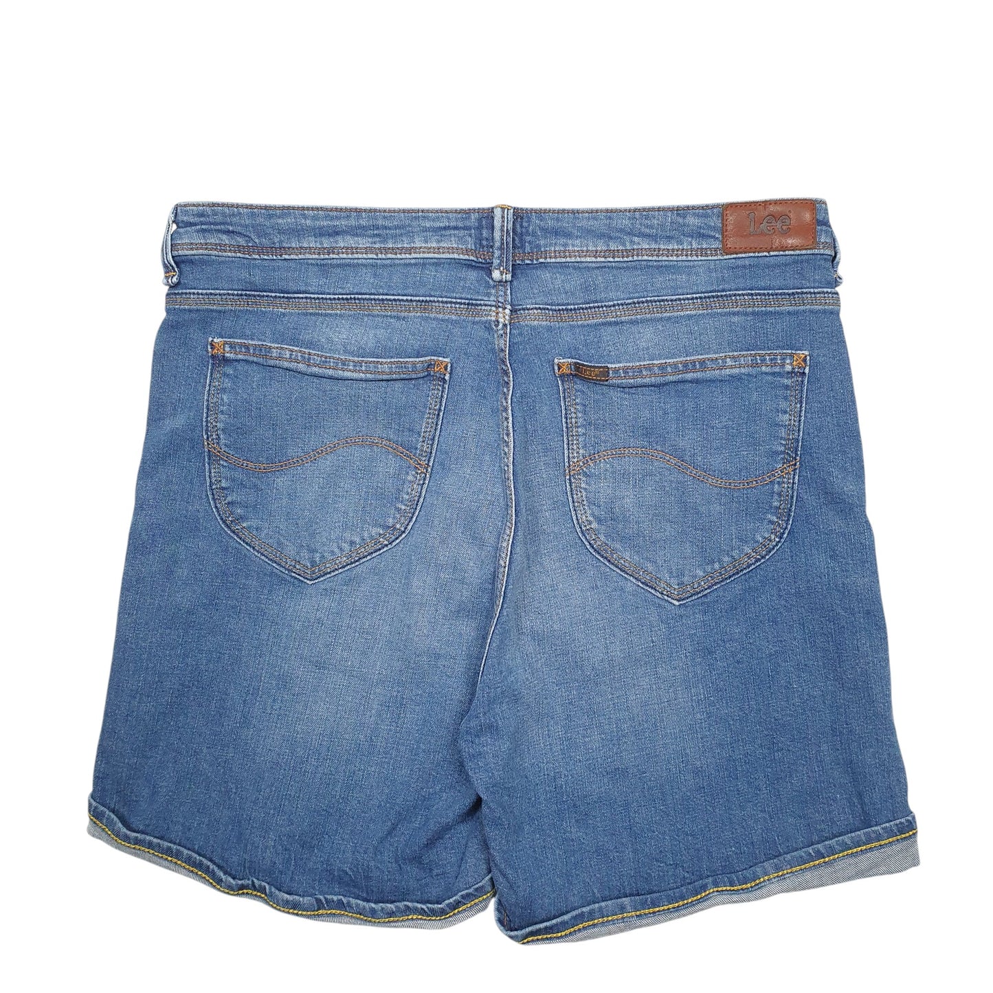 Womens Blue Lee  Denim Shorts