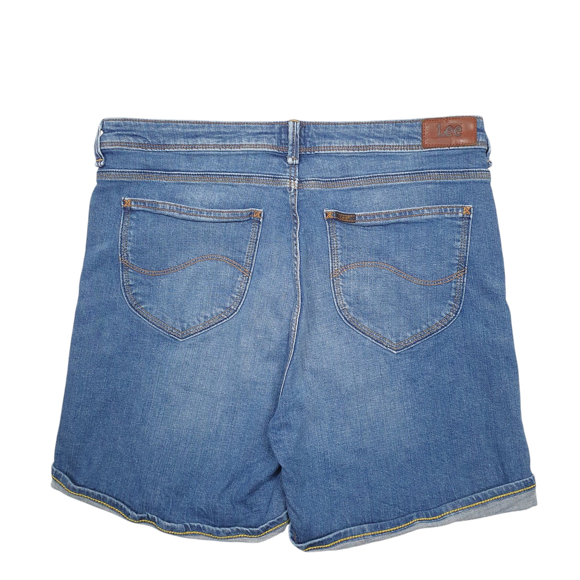 Womens Blue Lee  Denim Shorts