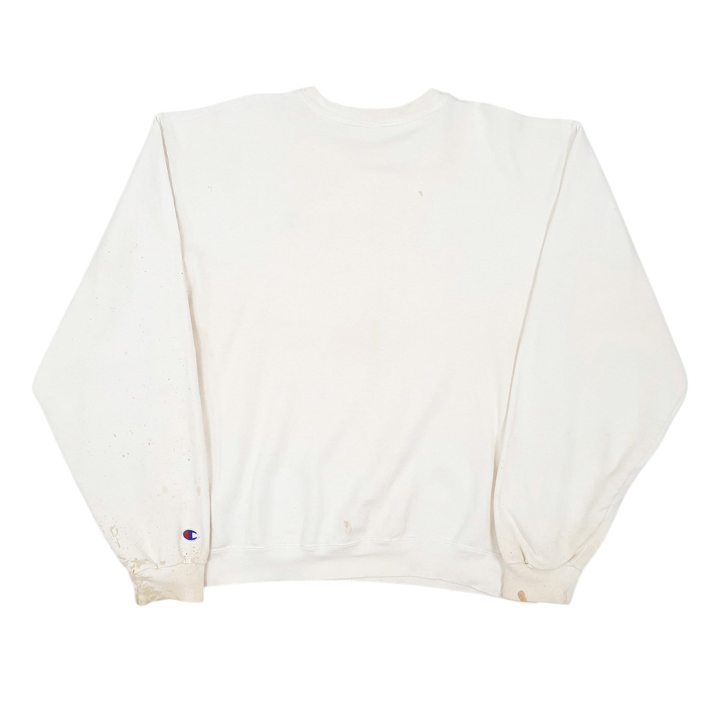 Mens Cream Champion  Crewneck Jumper