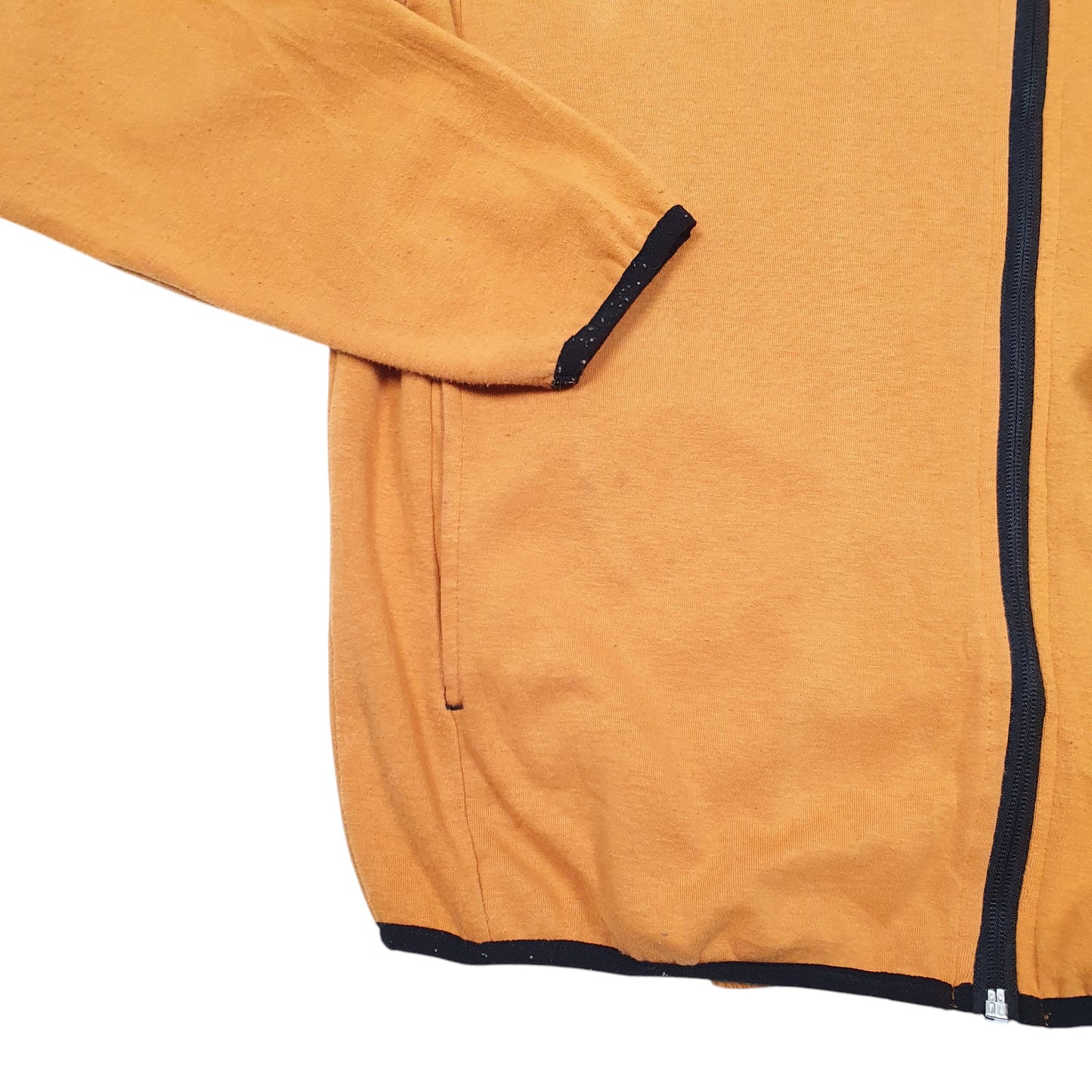 Mens Orange Nike Hoodie Full Zip Jumper