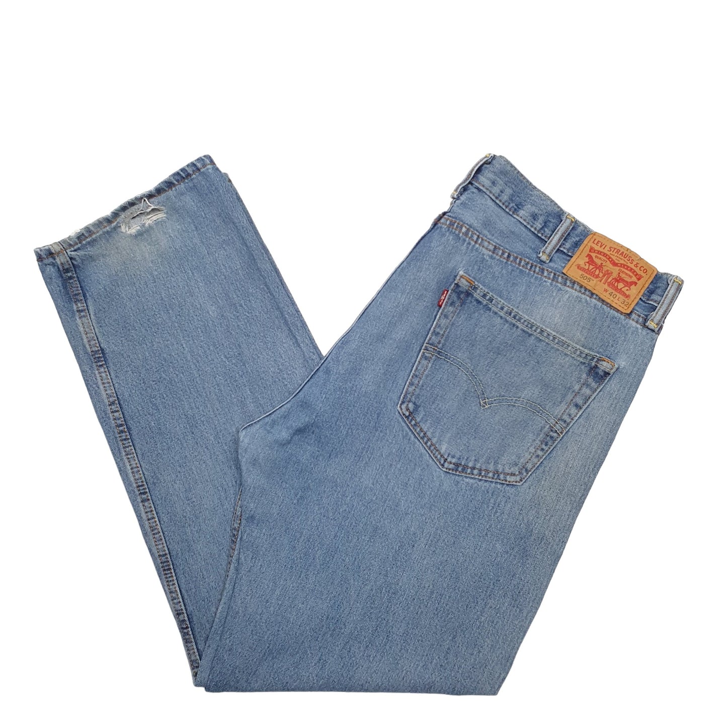 Mens Blue Levis  505 JeansW40 L30