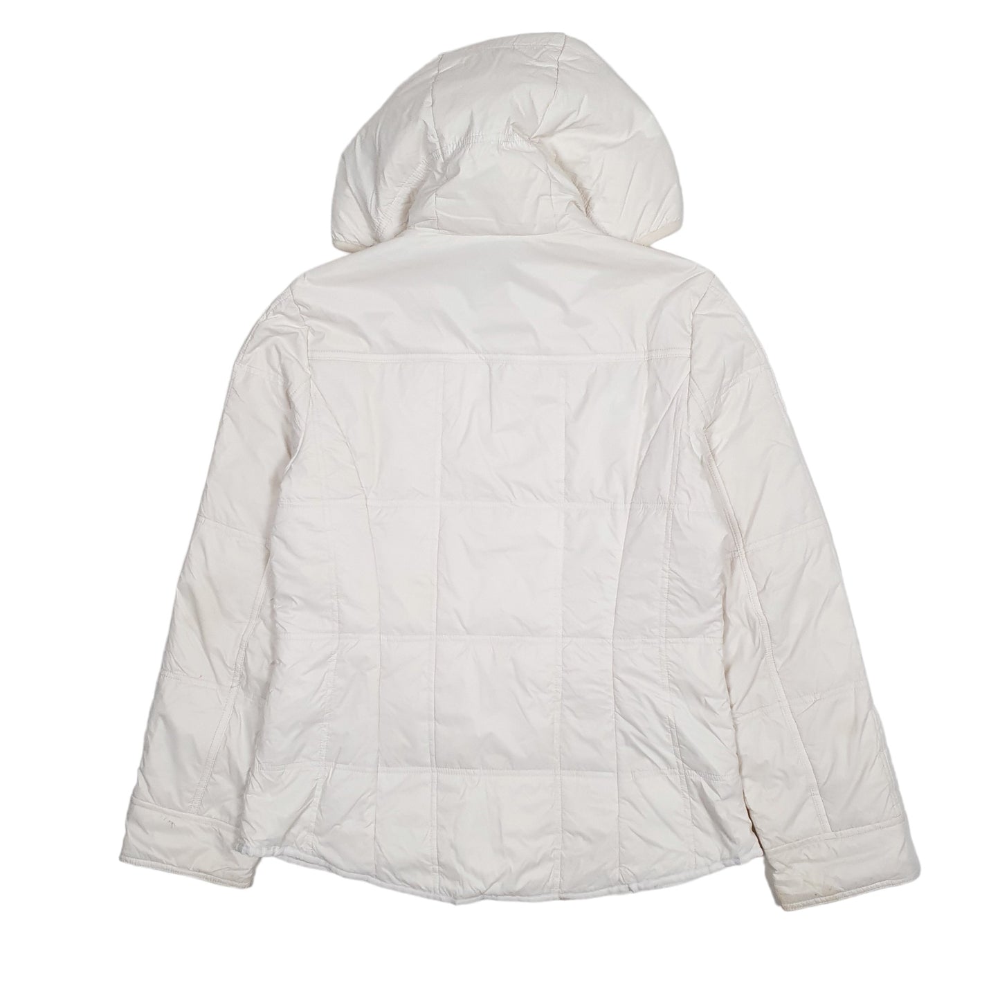 Womens White Tommy Hilfiger Puffer  Coat