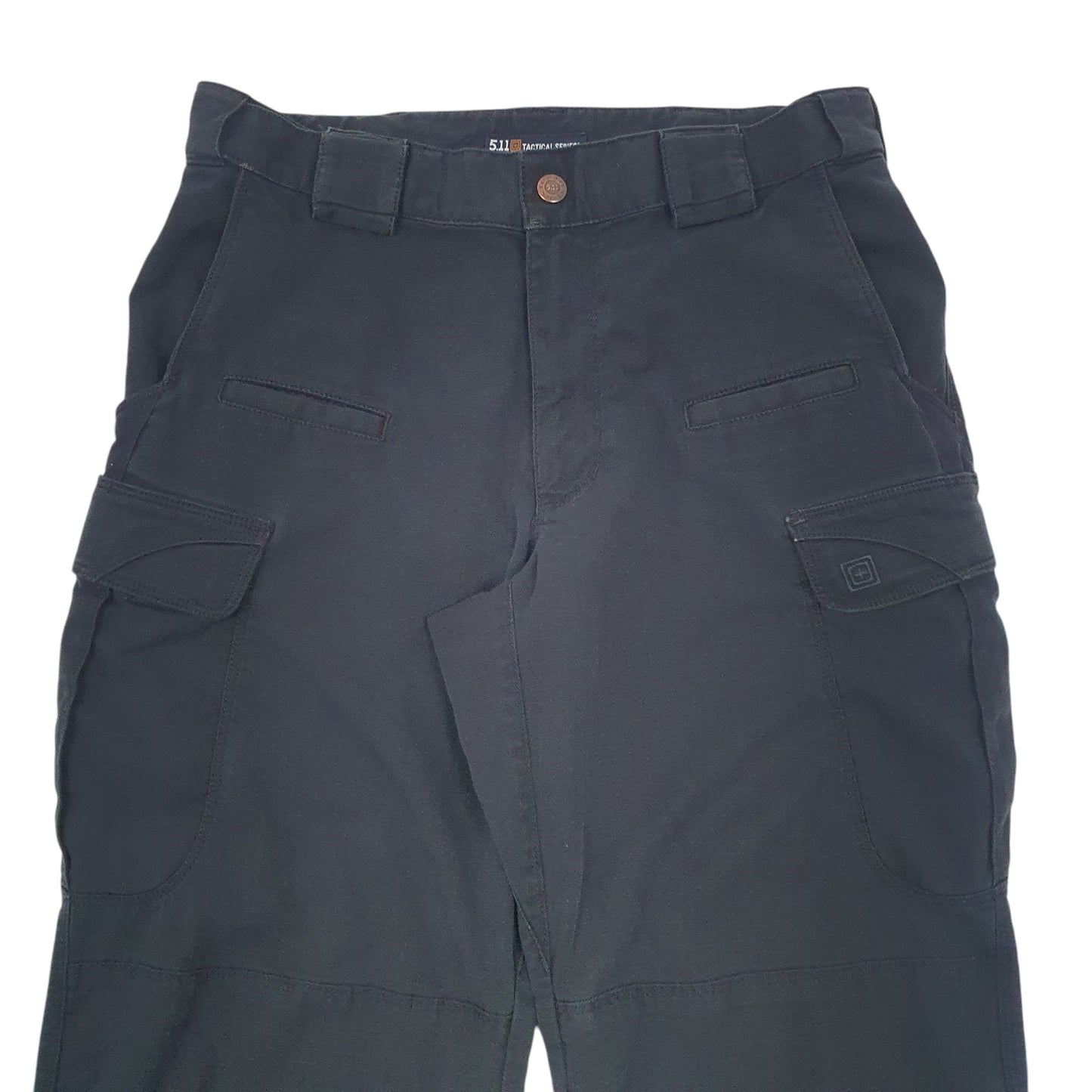 Mens Black 5.11 Tactical Workwear Cargo Trousers