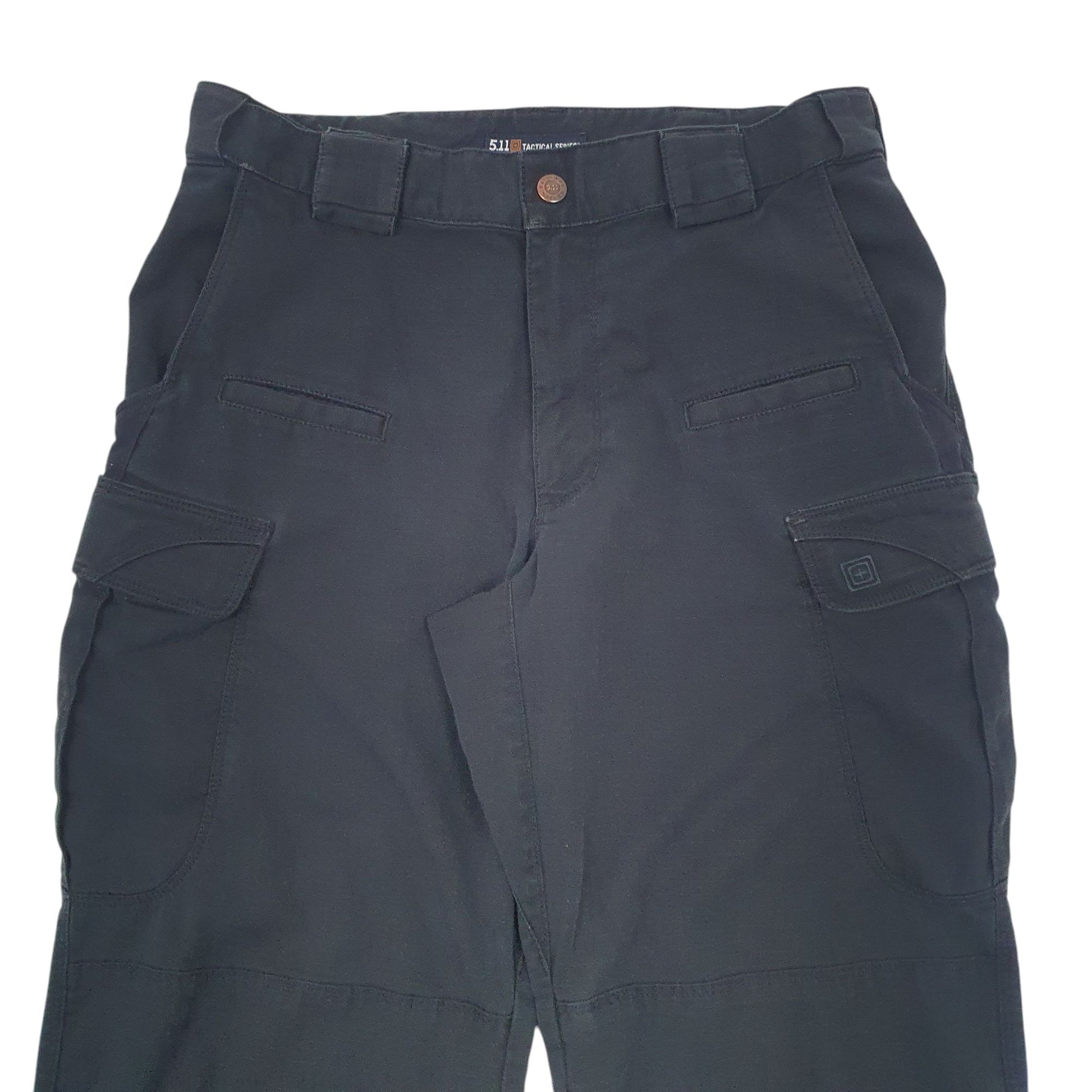 Mens Black 5.11 Tactical Workwear Cargo Trousers