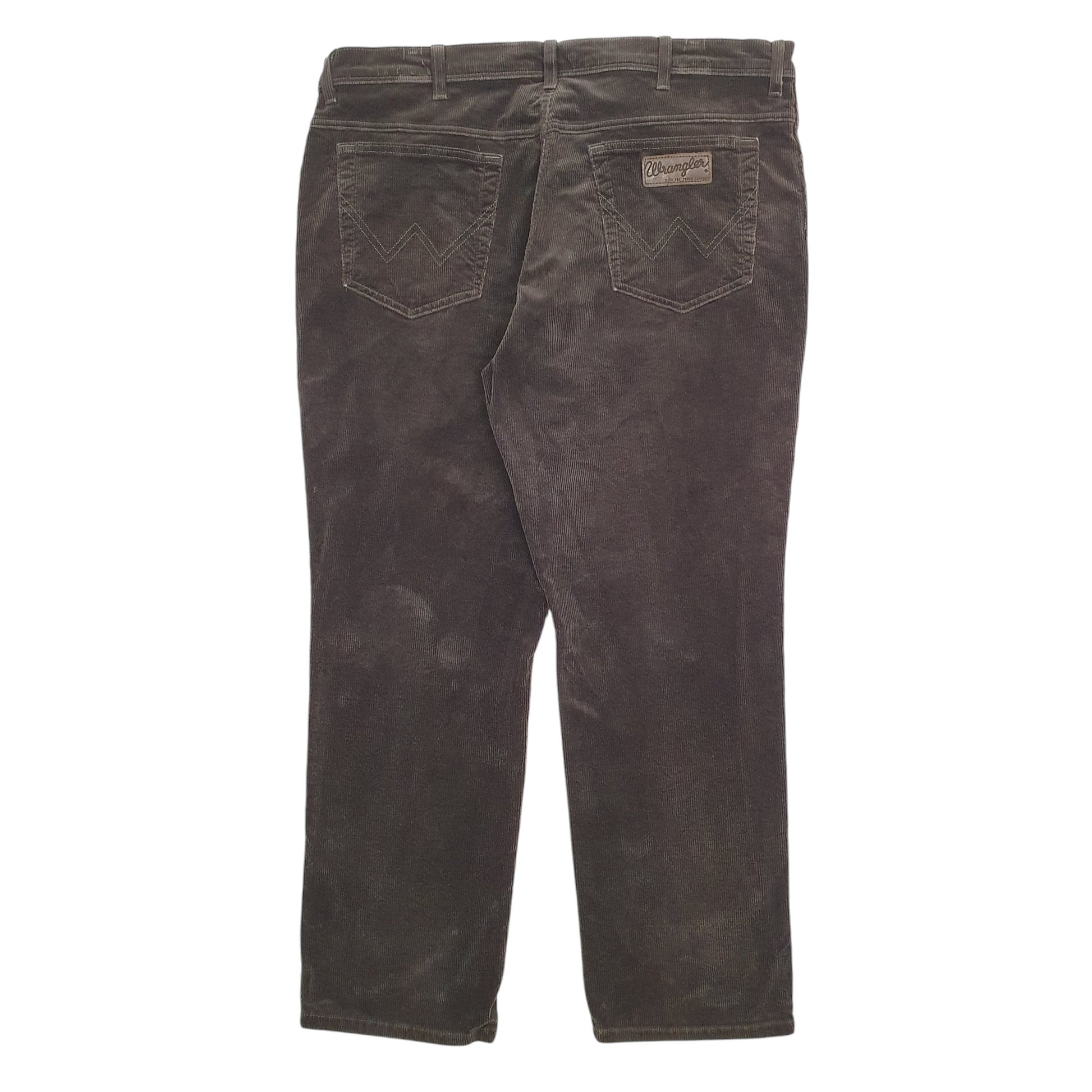 Mens Brown Wrangler  Corduroy Trousers