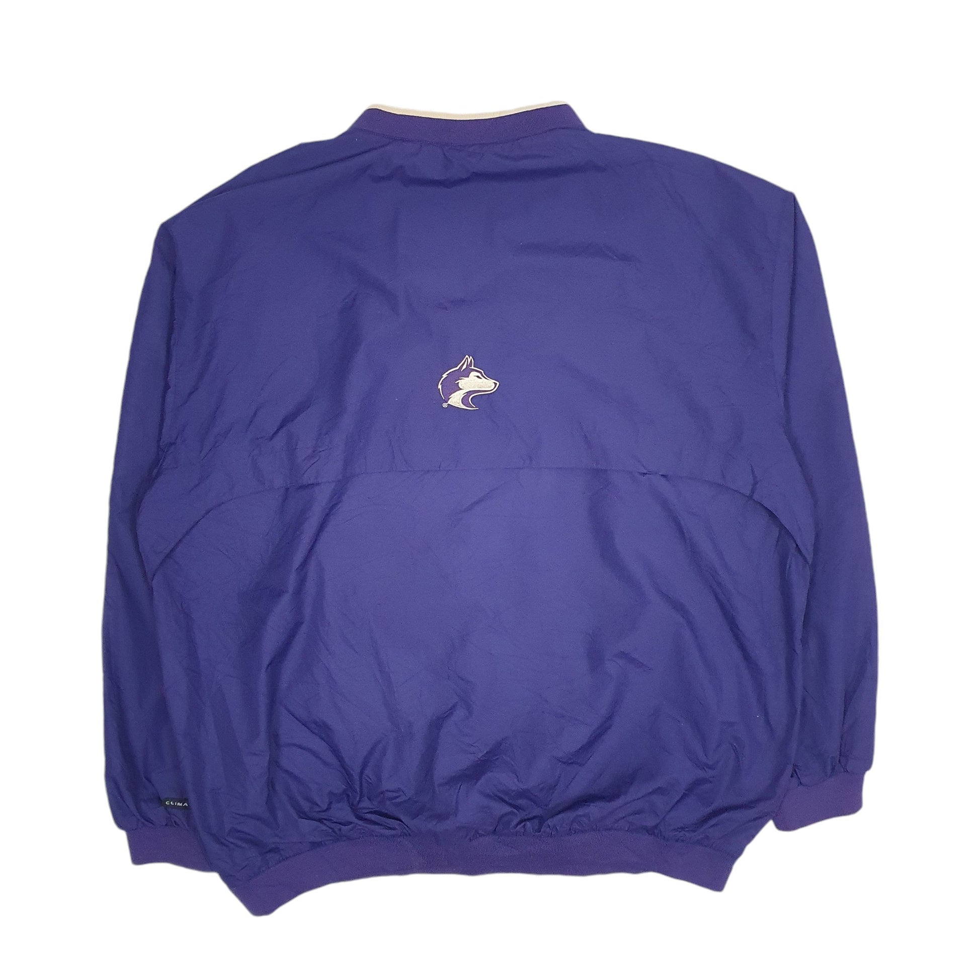 Mens Purple Nike Washington Huskies Vintage 00s Crewneck Coat