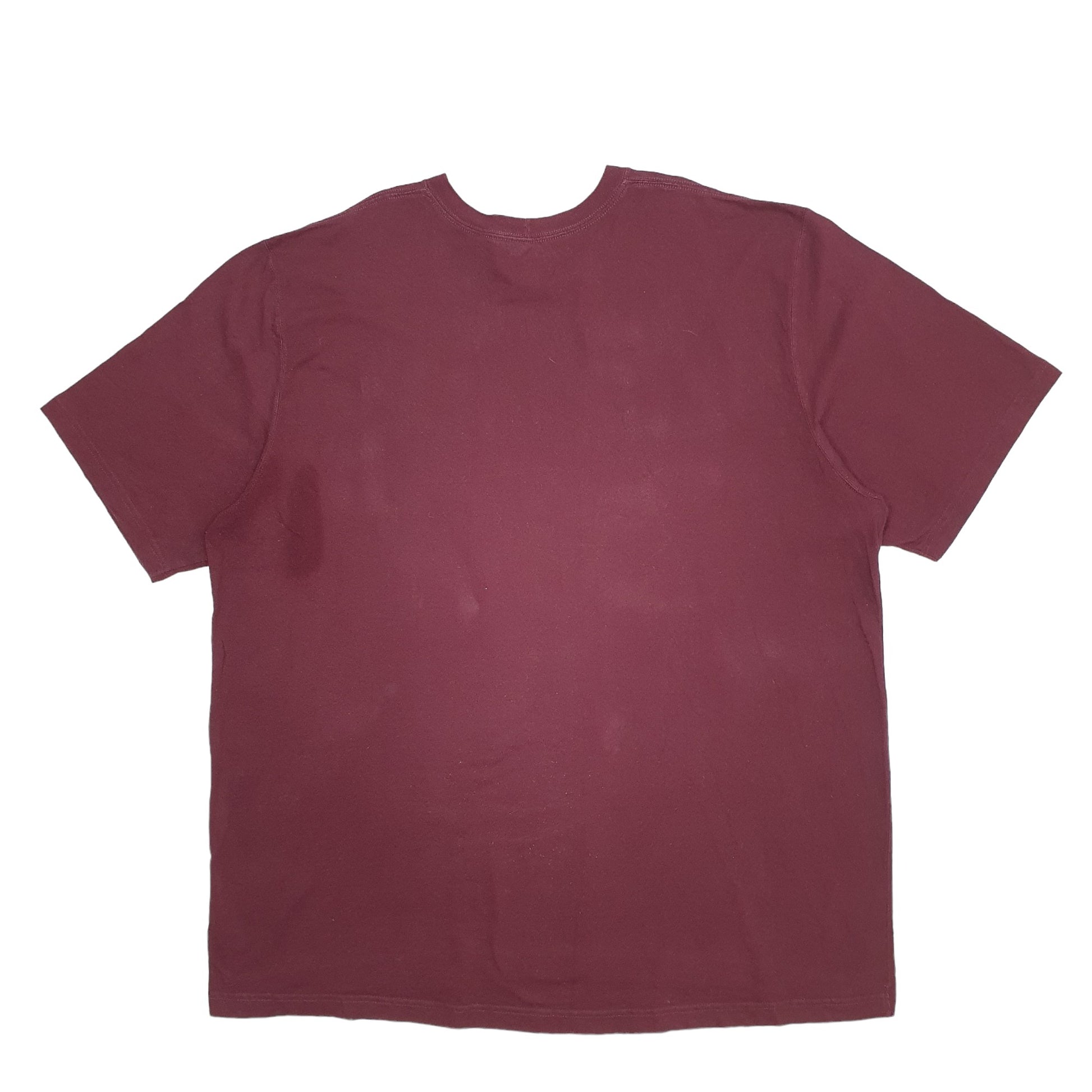 Mens Burgundy Carhartt  Short Sleeve T Shirt