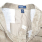 Mens Tan Polo Ralph Lauren Vintage Double Pleated Corduroy Trousers