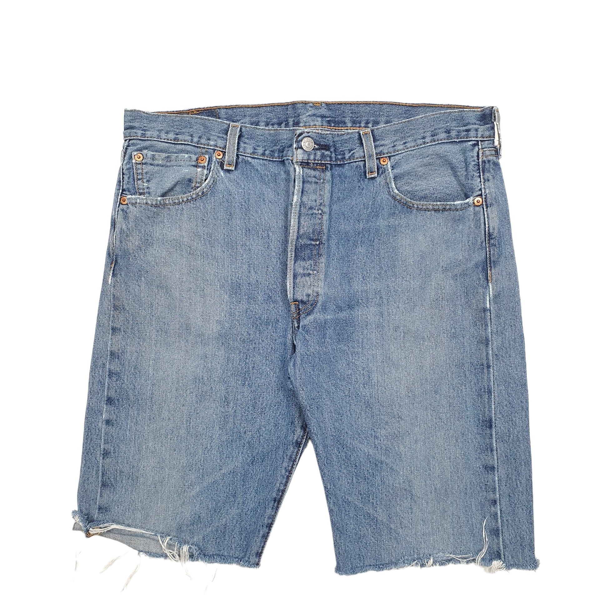 Mens Blue Levis 501 Denim Jorts Denim Shorts