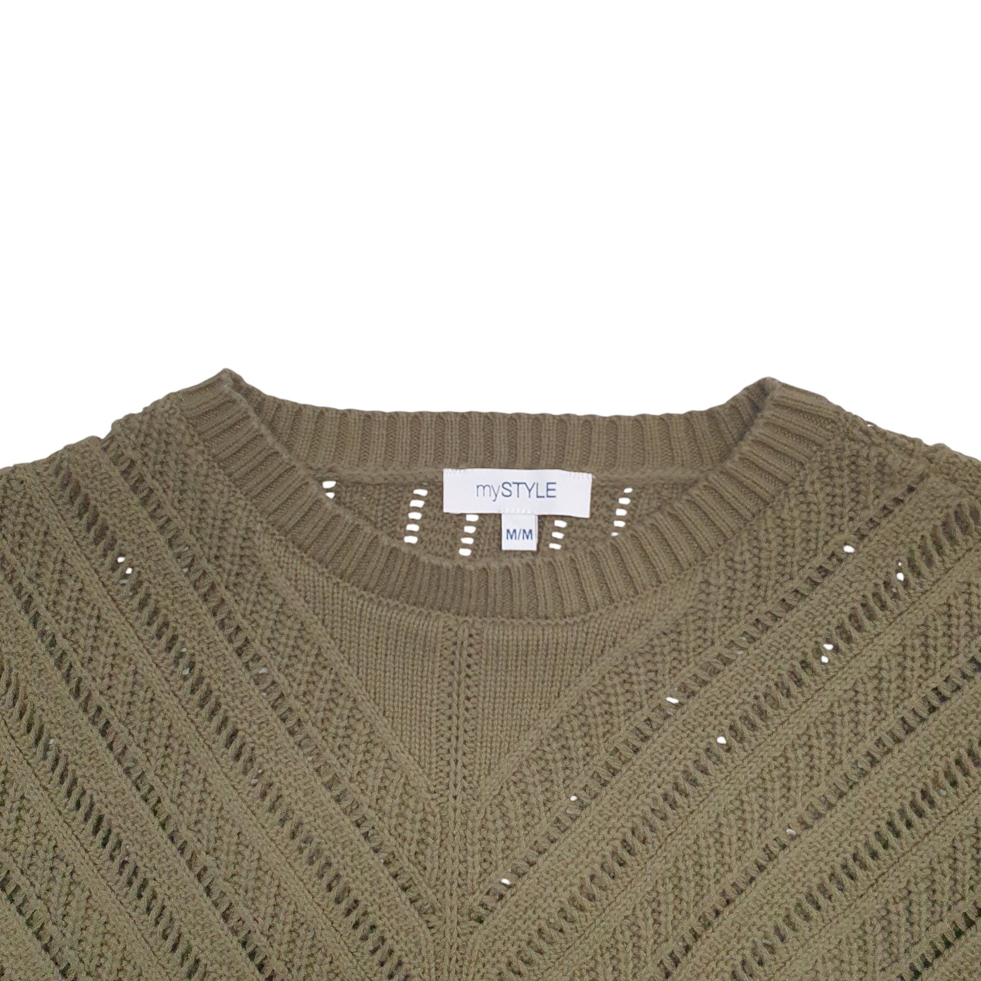 Mens Khaki My Style  Crewneck Jumper
