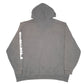 Mens Grey Carhartt Workwear Sleeve Spellout Hoodie Jumper