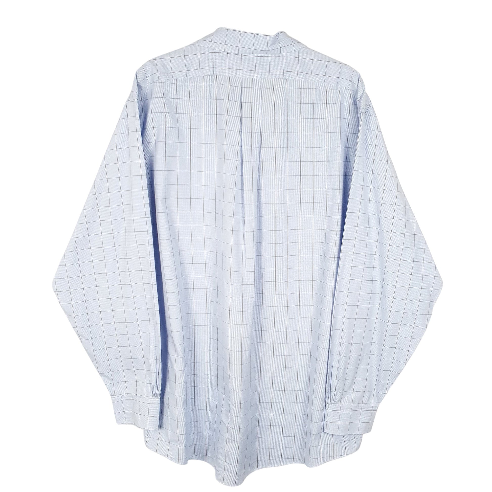 Mens Blue Brooks Brothers  Long Sleeve Shirt