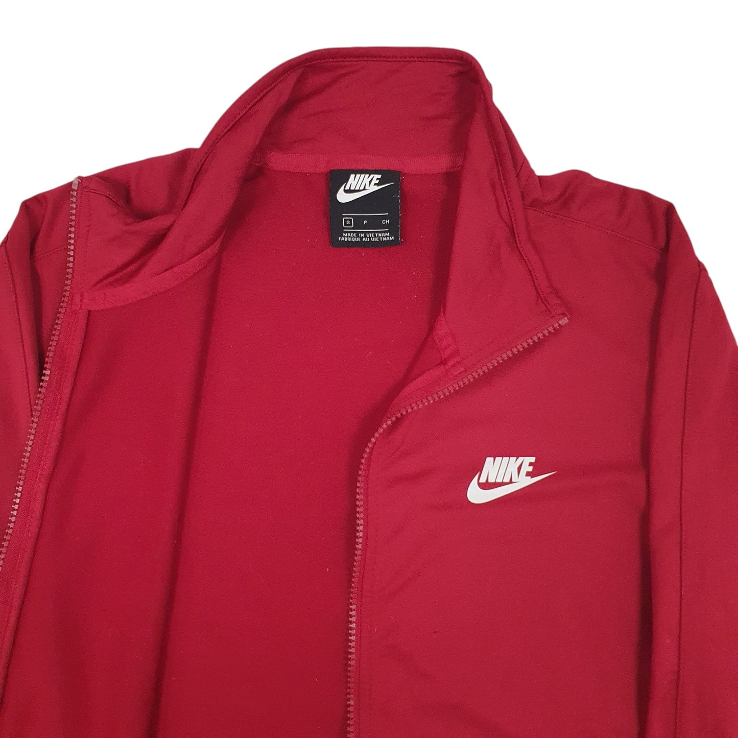 Mens Red Nike Active Full Zip Jumper