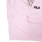 Womens Pink Fila  Quarter Zip Jumper