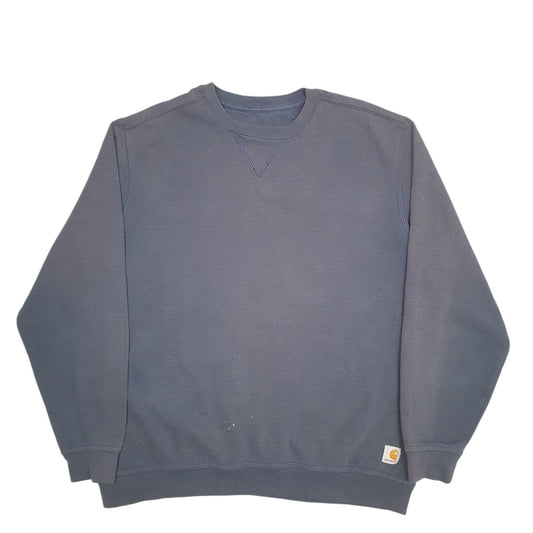 Mens Navy Carhartt  Crewneck Jumper