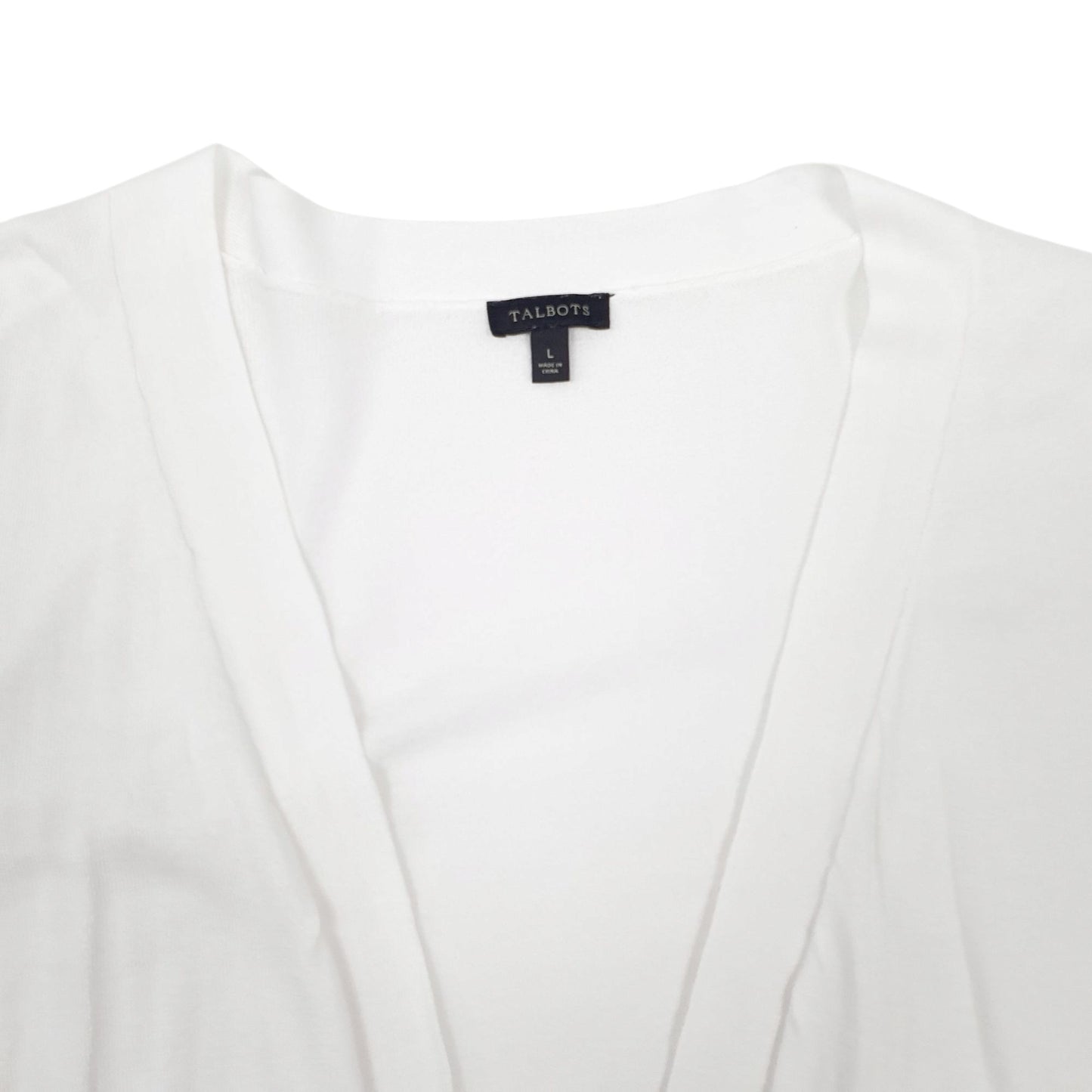 Womens White Talbot Blouse Long Sleeve T Shirt