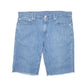 Mens Blue Levis 511 Slim Stretch Cut Offs Denim Shorts