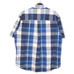 Mens Blue Club Room  Short Sleeve Shirt