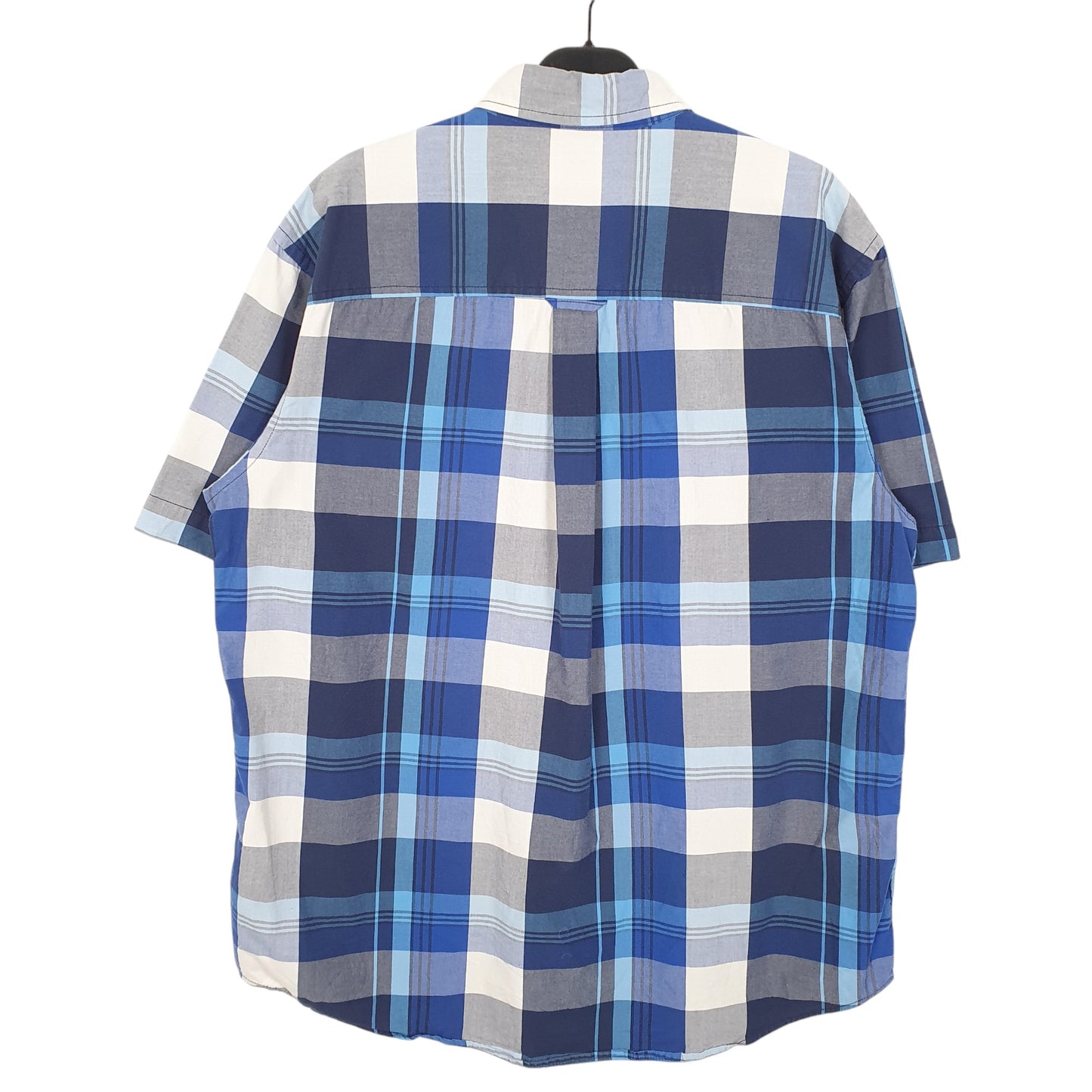Mens Blue Club Room  Short Sleeve Shirt